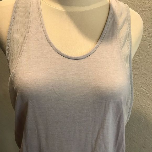 Helmut Lang Gray Chrome Jersey Tank Large NWT - Picture 7 of 8
